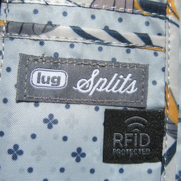 LUG Convertible Lily Gray Crossbody Bag Purse Wallet Swivel Coupe Splits Set - Picture 12 of 12